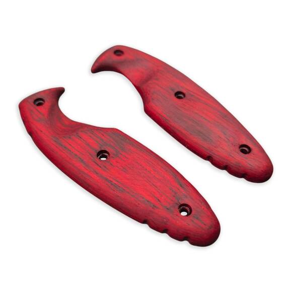 Ka-Bar TDI Law Enforcement Compact padauk handle scales - Traditional / hand-painted