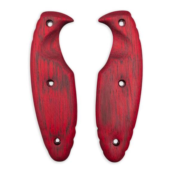 Ka-Bar TDI Law Enforcement Compact padauk handle scales - Traditional / hand-painted
