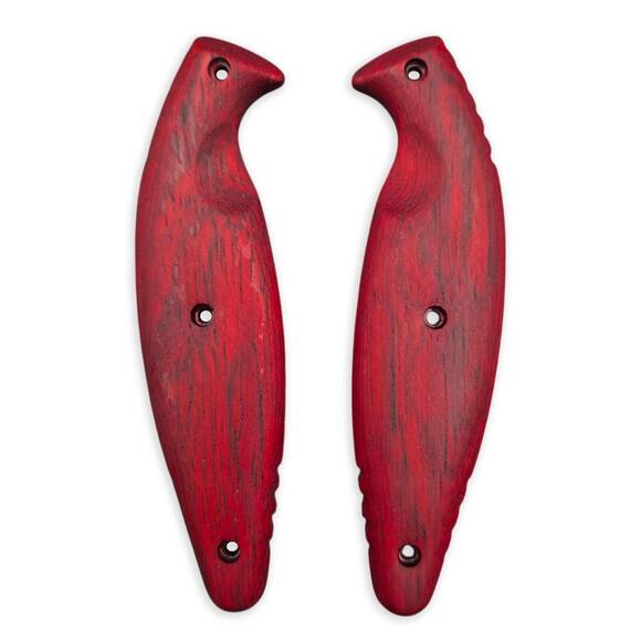 Ka-Bar TDI Law Enforcement Large padauk handle scales - Traditional / hand-painted