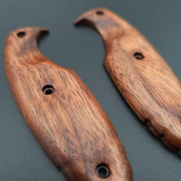 Traditional Walnut - Ka-Bar TDI Law Enforcement KA1477, KA1480, KA1481 Knife Scales by Svechnikov Knives