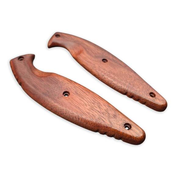 Traditional Walnut - Ka-Bar TDI Law Enforcement KA1482 Knife Scales by Svechnikov Knives