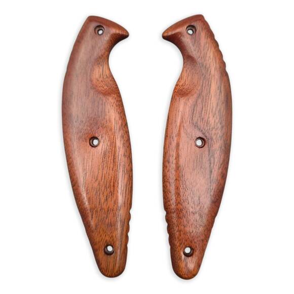 Ka-Bar TDI Law Enforcement Large walnut handle scales - Traditional / hand-painted