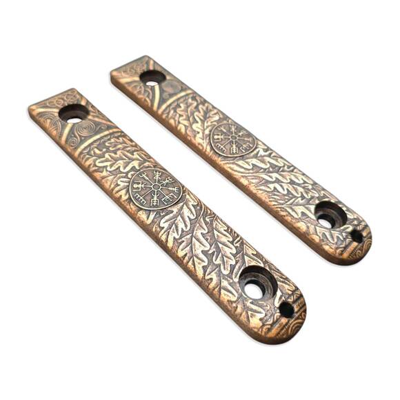 Vegvisir - Ka-Bar Model 4 EK44, Model 5 EK45 Knife Scales by Svechnikov Knives