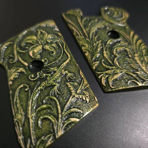 Wild Thickets Green - Jennings J-22 Grips