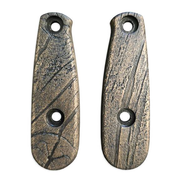 ESEE Izula maple handle scales - Wood Bark (3169) / hand-painted