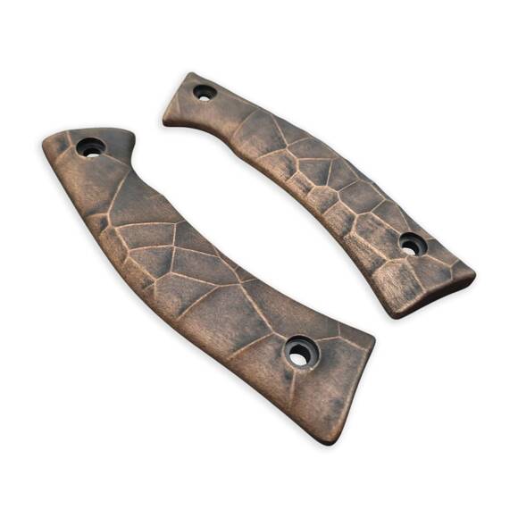 Ka-Bar Gunny KA5300 maple handle scales - Crack V2 (3169) / hand-painted