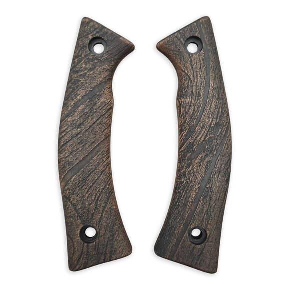 Wood Bark (3169) - Ka-Bar Gunny KA5300 Knife Scales by Svechnikov Knives