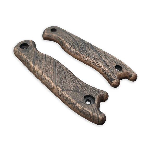 Ka-Bar Becker Short maple handle scales - Wood Bark (3169) / hand-painted
