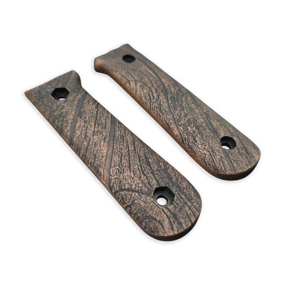 Ka-Bar Becker Kephart BK62 maple handle scales - Wood Bark (3169) / hand-painted