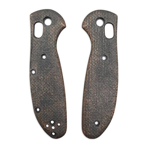 Almost Micarta (3169) - Benchmade Mini Griptilian 555, 556 Knife Scales by Svechnikov Knives