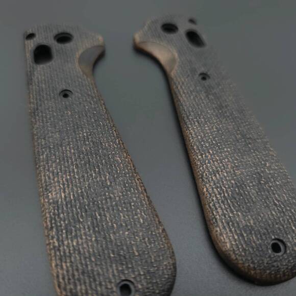 Almost Micarta (3169) - Benchmade Redoubt 430 Knife Scales by Svechnikov Knives
