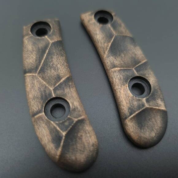 ESEE Candiru maple handle scales - Crack V2 (3169) / hand-painted