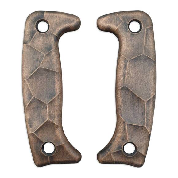 ESEE Junglas maple handle scales - Crack V2 (3169) / hand-painted