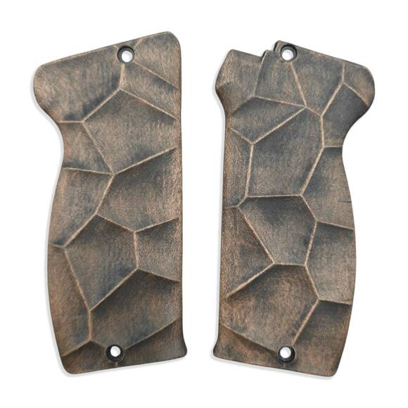MAC Mle 1950 maple grips - Crack V2 (3169) / hand-painted