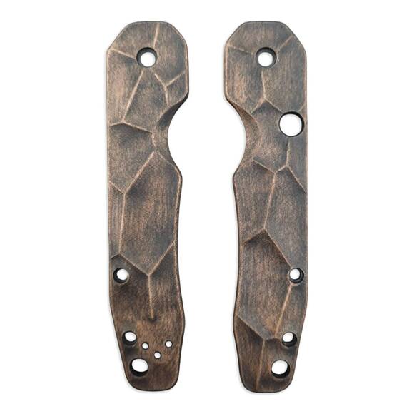 Crack V2 (3169) - Spyderco Smock Knife Scales by Svechnikov Knives