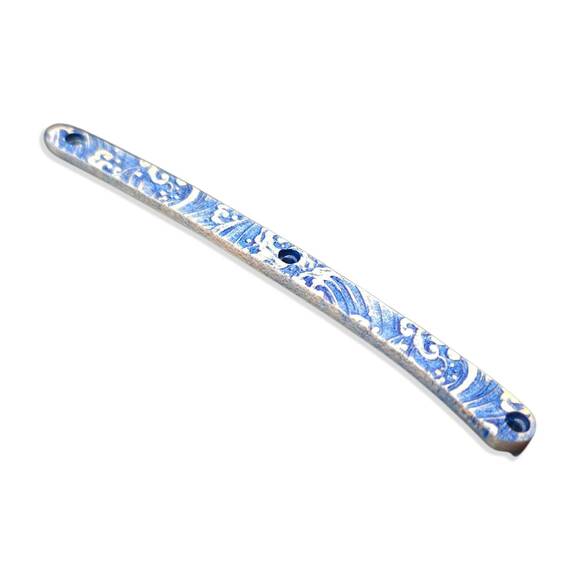 Deejo 37G maple handle scales - Japan Wave / hand-painted