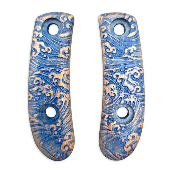 Japan Wave - ESEE Candiru Full-Size Knife Scales by Svechnikov Knives