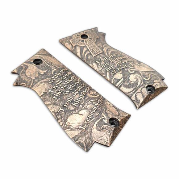 SAR K2 45 C Maple Grips - Jeremiah 51:20 / Hand-painted
