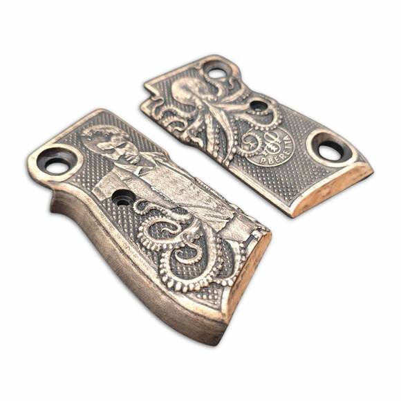 Beretta M1951 Maple Grips - La Piovra / Hand-painted