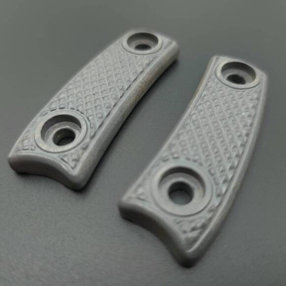 ESEE Candiru short maple handle scales - Classic V2 Grey / hand-painted