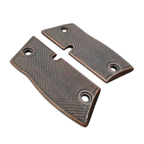KelTec P15 Metal Walnut Grips - Classic V2 Dark / Hand-painted