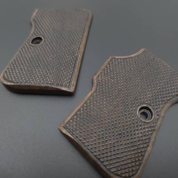 Tanfoglio GT27 Walnut Grips - Classic V2 Dark / Hand-painted