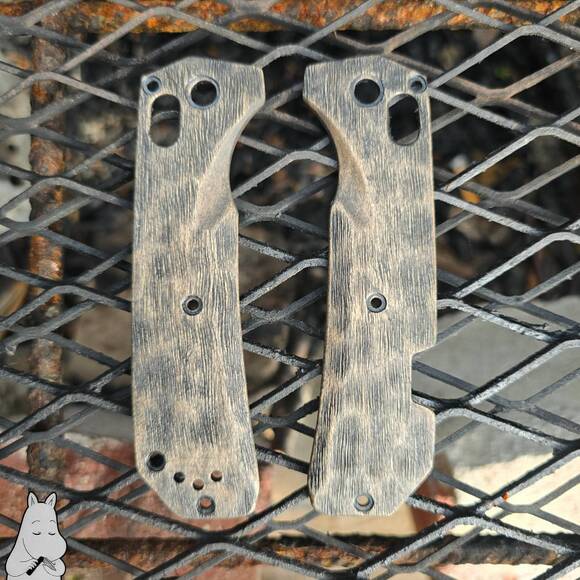 Old Fort - Benchmade Grizzly Creek 15060-2 Knife Scales by Artur Soikkeli