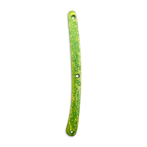 Deejo 37G maple handle scales - Pickle / hand-painted