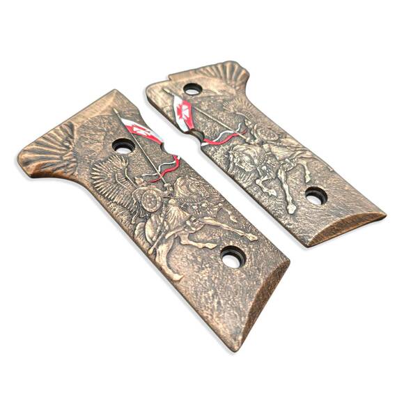 Beretta 92X, M9A3, M9A4 Maple Grips - Polish Husria / Hand-painted