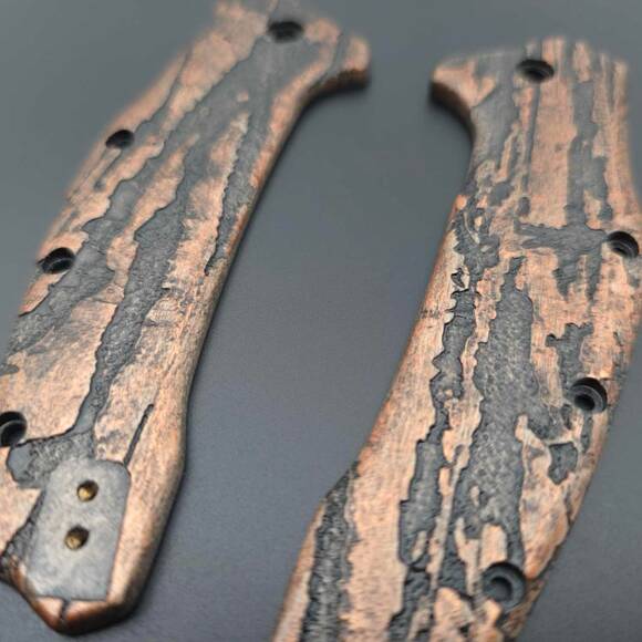 Roughness Bronze - Kershaw Link Knife Scales by Svechnikov Knives