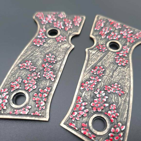 Sig Sauer P320 AXG Maple Grips - Sakura / Hand-painted