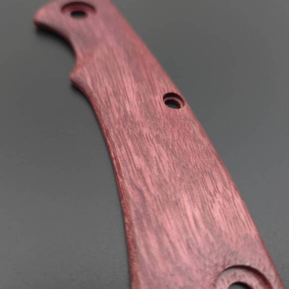 Hinderer Project X amaranth handle scales - Traditional / hand-painted