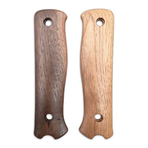 Fällkniven A1X walnut handle scales - Traditional / hand-painted