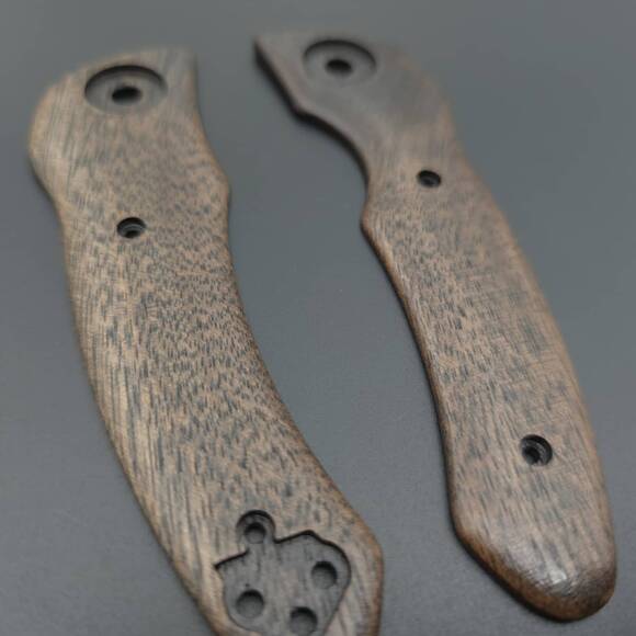 Katz NJ-35/PH-35 walnut handle scales - Traditional Dark / hand-painted
