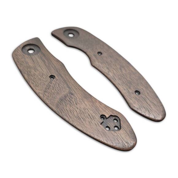 Katz NJ-35/PH-35 Extended walnut handle scales - Traditional Dark / hand-painted