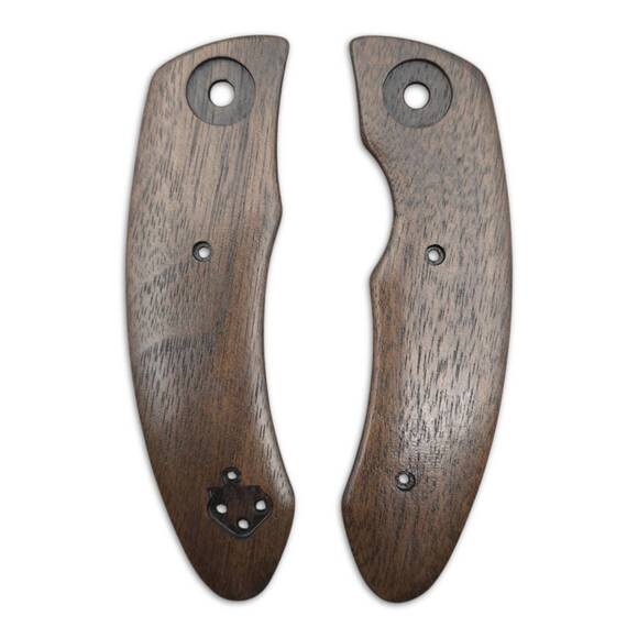Katz NJ-35/PH-35 Extended walnut handle scales - Traditional Dark / hand-painted
