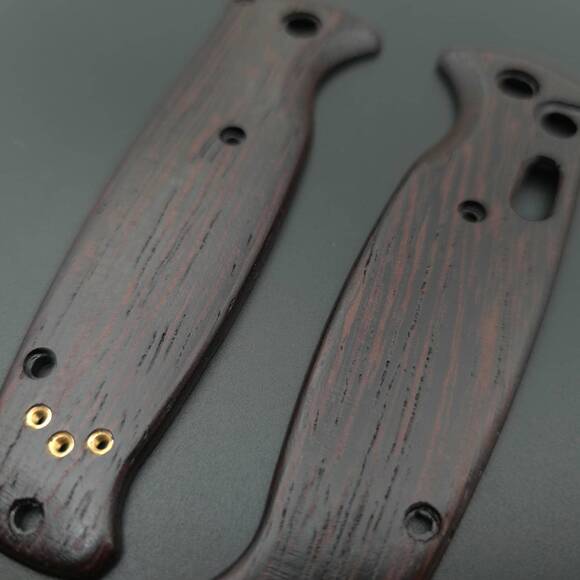 Traditional Wenge - Benchmade Composite Lite Auto 4300 Knife Scales by Svechnikov Knives