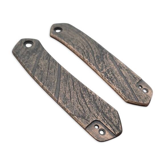 CIVIVI Vision FG maple handle scales - Wood Bark (3169) / hand-painted