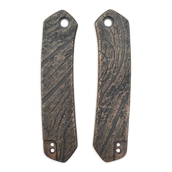 CIVIVI Vision FG maple handle scales - Wood Bark (3169) / hand-painted