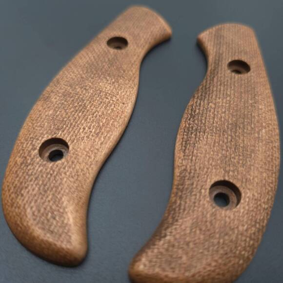 Almost Micarta (3166) - Spyderco Mule Team, Mule Team 2 Knife Scales by Svechnikov Knives