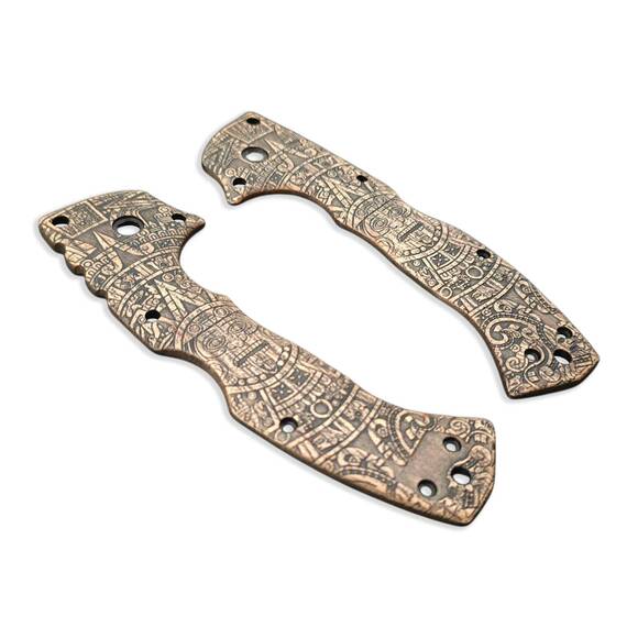 Aztec - Cold Steel 4-Max Elite Knife Scales by Svechnikov Knives