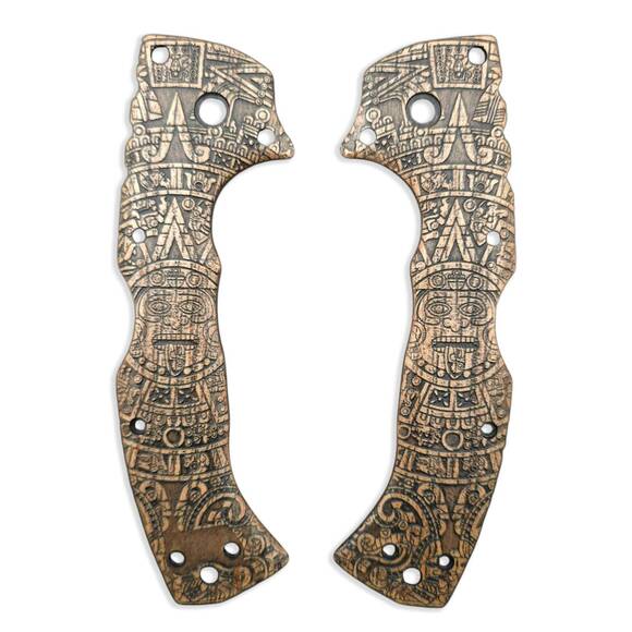 Aztec - Cold Steel 4-Max Elite Knife Scales by Svechnikov Knives