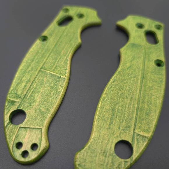 Bamboo - Spyderco Manix 2 Knife Scales by Svechnikov Knives