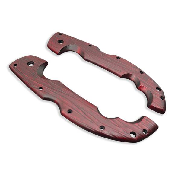 Fibers Dark Blood - Cold Steel Voyager Extra Large Knife Scales by Svechnikov Knives
