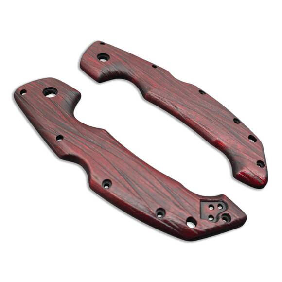 Fibers Dark Blood - Cold Steel Voyager Large Knife Scales by Svechnikov Knives