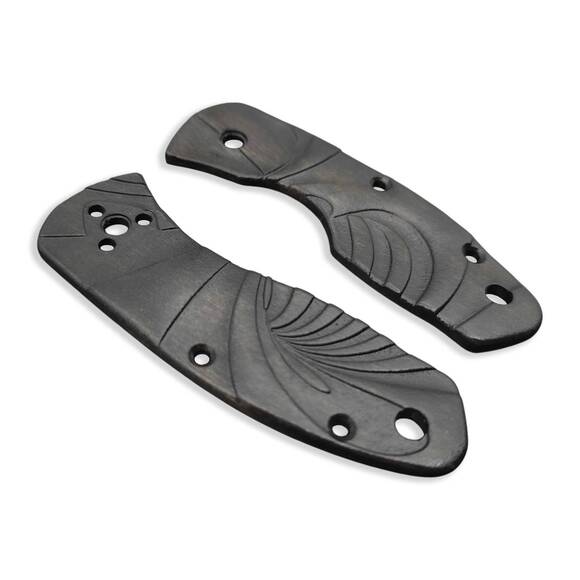 Inside Mobius Black - Spyderco Ambitious Knife Scales by Svechnikov Knives