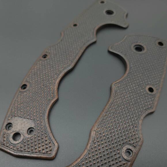 Old Classic Walnut Dark - Cold Steel 5-Max Knife Scales by Svechnikov Knives