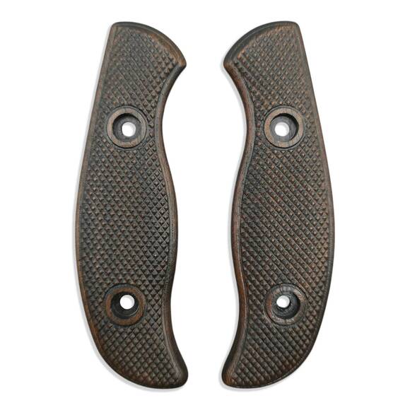 Spyderco Mule Team/2 walnut handle scales - Classic V2 Dark / hand-painted