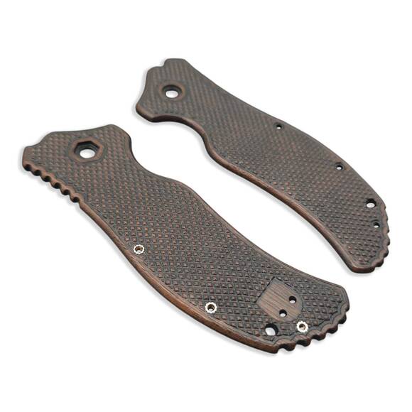 Old Classic Walnut Dark - Zero Tolerance ZT 0350 Knife Scales by Svechnikov Knives