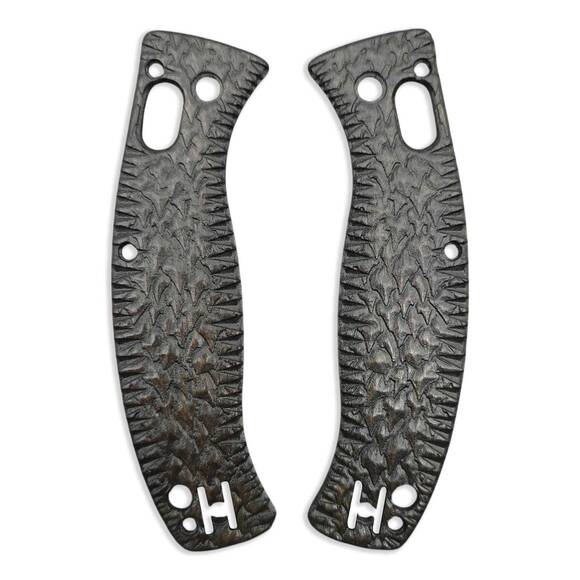 Shark Teeth Black - Spyderco D'Allara 3 Knife Scales by Svechnikov Knives